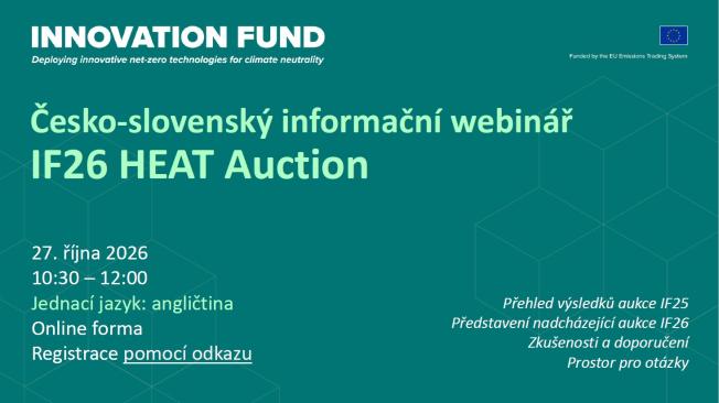 Pozvánka na webinář IF26 Heat Auction